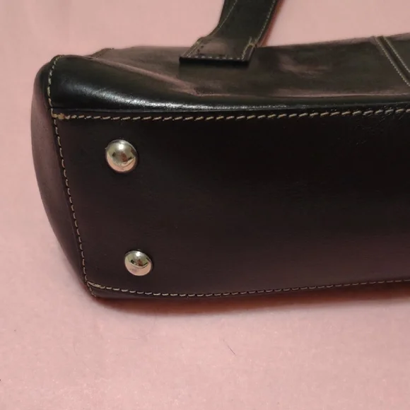 FOSSIL Black Leather Handbag and Wallet Set - Picture 13 of 14